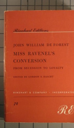 miss ravenels conversion from secession to loyalty_cover