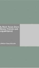 My Mark Twain (from Literary Friends and Acquaintance)_cover