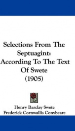 selections from the septuagint according to the text of swete_cover