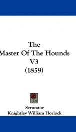 the master of the hounds_cover