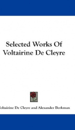 selected works of voltairine de cleyre_cover
