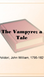 The Vampyre; a Tale_cover