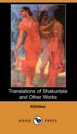 Translations of Shakuntala and Other Works_cover
