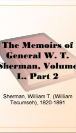 The Memoirs of General W. T. Sherman, Volume I., Part 2_cover