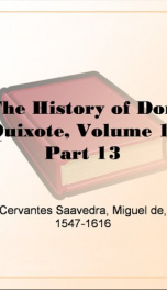 The History of Don Quixote, Volume 1, Part 13_cover