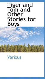 Tiger and Tom and Other Stories for Boys_cover