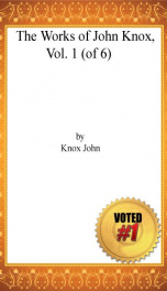 The Works of John Knox,  Vol. 1 (of 6)_cover