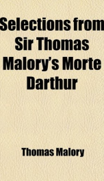 selections from sir thomas malorys morte darthur_cover