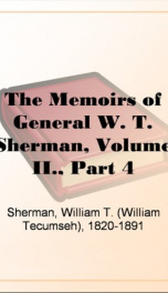 The Memoirs of General W. T. Sherman, Volume II., Part 4_cover