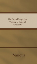 The Strand Magazine,  Volume V, Issue 28, April 1893_cover