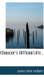 Chaucer's Official Life_cover