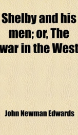 shelby and his men or the war in the west_cover