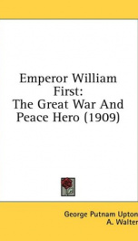 emperor william first the great war and peace_cover
