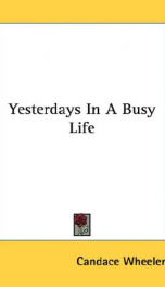 yesterdays in a busy life_cover