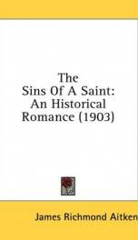 the sins of a saint an historical romance_cover