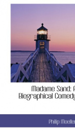 madame sand a biographical comedy_cover