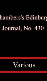 Chambers's Edinburgh Journal, No. 430_cover