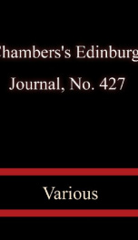Chambers's Edinburgh Journal, No. 427_cover