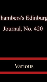 Chambers's Edinburgh Journal, No. 420_cover