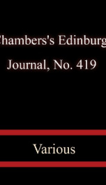 Chambers's Edinburgh Journal, No. 419_cover