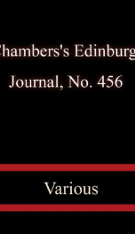 Chambers's Edinburgh Journal, No. 456_cover
