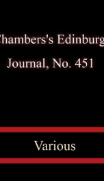 Chambers's Edinburgh Journal, No. 451_cover