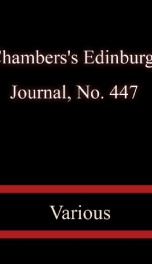 Chambers's Edinburgh Journal, No. 447_cover