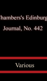 Chambers's Edinburgh Journal, No. 442_cover