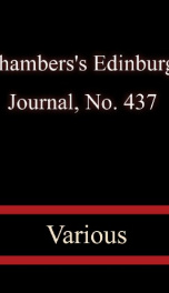 Chambers's Edinburgh Journal, No. 437_cover