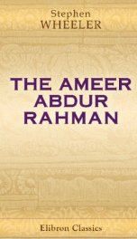 the ameer abdur rahman_cover
