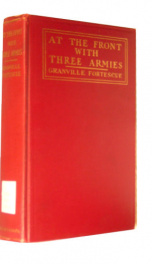 at the front with three armies my adventures in the great war_cover