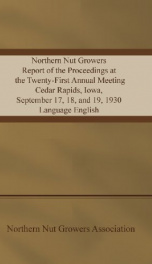 Northern Nut Growers Association, Report of the Proceedings at the Third Annual Meeting_cover