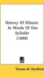 history of illinois in words of one syllable_cover
