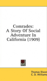 comrades a story of social adventure in california_cover