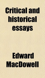 Critical and Historical Essays_cover