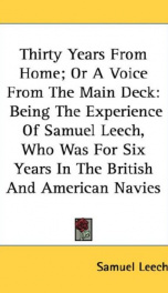 thirty years from home or a voice from the main deck being the experience of_cover
