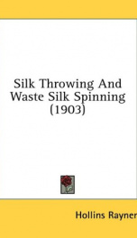 silk throwing and waste silk spinning_cover