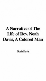 A Narrative of the Life of Rev. Noah Davis, A Colored Man_cover