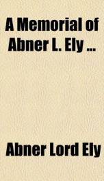 a memorial of abner l ely_cover