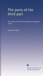 the party of the third part the story of the kansas industrial relations court_cover