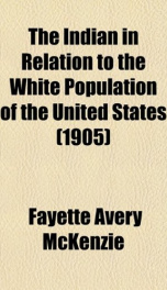 the indian in relation to the white population of the united states_cover