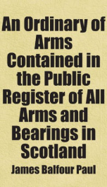 an ordinary of arms contained in the public register of all arms and bearings in_cover