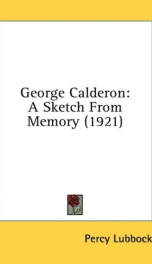 george calderon a sketch from memory_cover