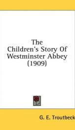 the childrens story of westminster abbey_cover