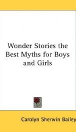 wonder stories the best myths for boys and girls_cover