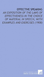 effective speaking an exposition of the laws of effectiveness in the choice of_cover