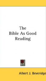 the bible as good reading_cover