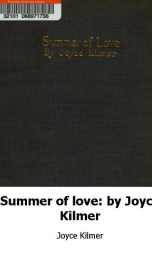 summer of love by joyce kilmer_cover