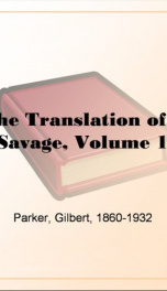 The Translation of a Savage, Volume 1_cover