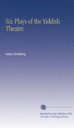 six plays of the yiddish theatre_cover